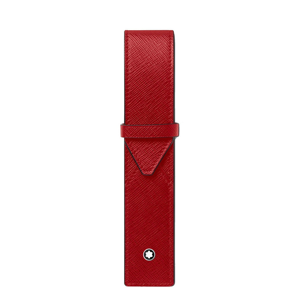 Montblanc astuccio per 1 strumento da scrittura Montblanc Sartorial rosso 130835