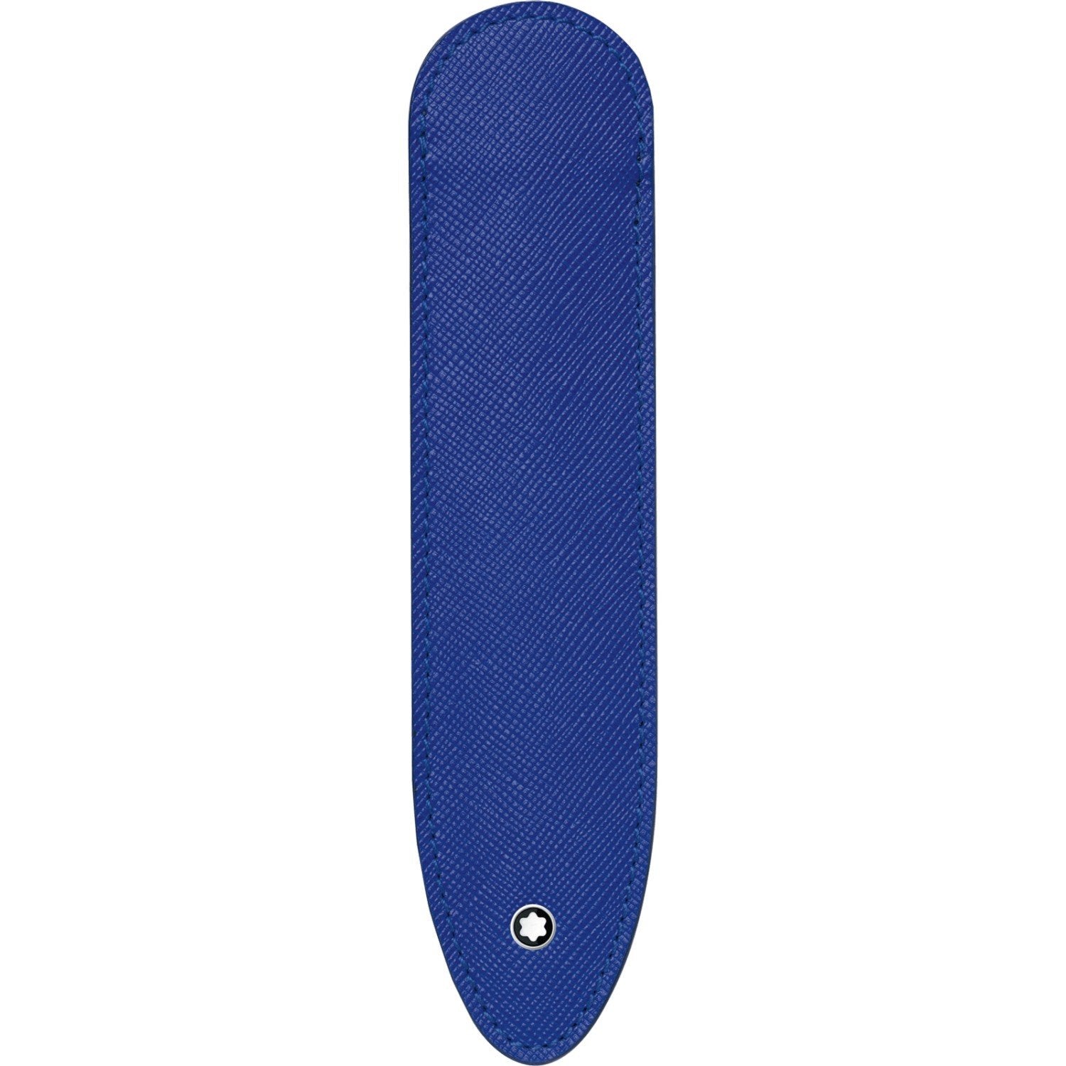 Montblanc astuccio per 1 strumento da scrittura Sartorial blu elettrico 124195