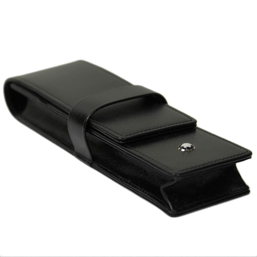 Montblanc astuccio per 2 strumenti da scrittura Meisterstück nero 14311