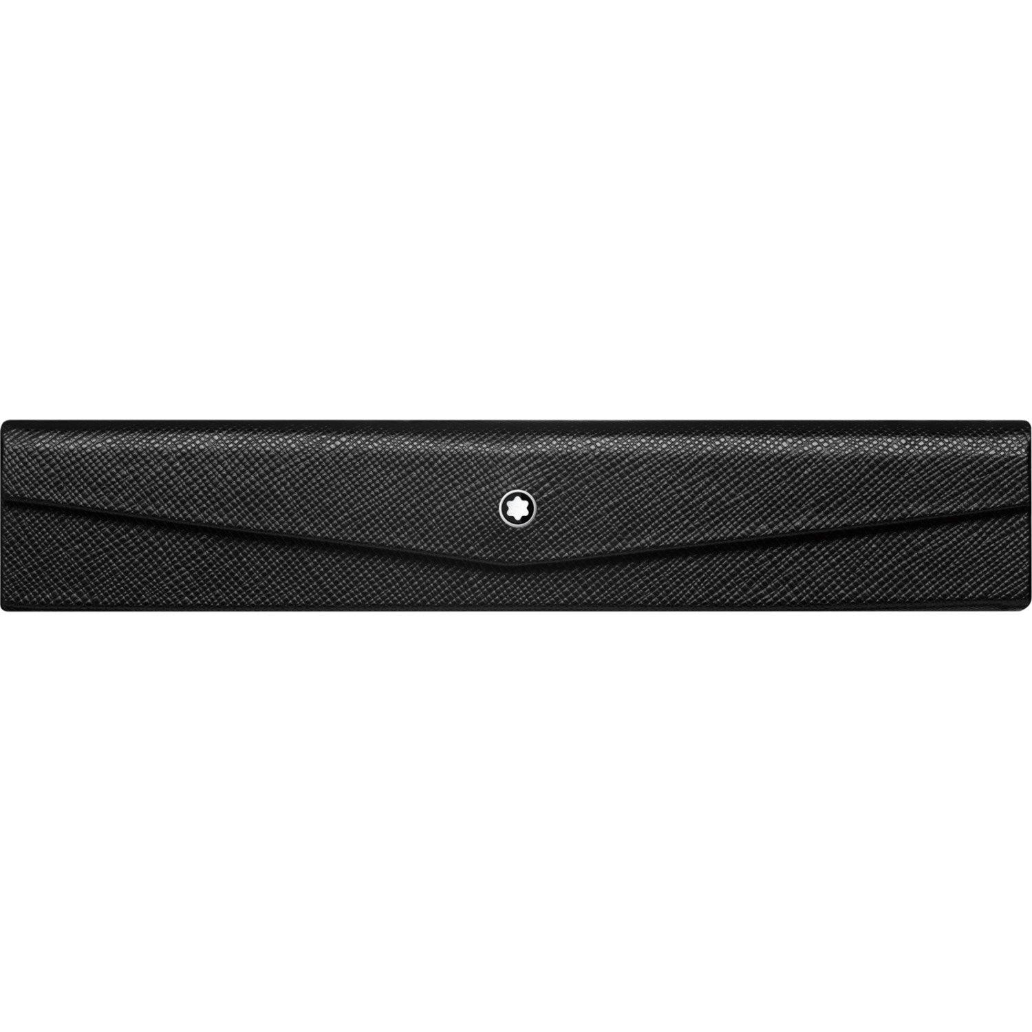Montblanc astuccio pieghevole per 1 strumento da scrittura Sartorial nero 116331
