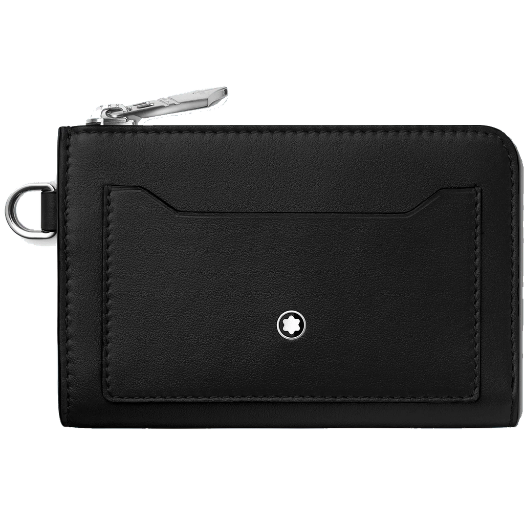 Montblanc astuccio portachiavi 4 scomparti Meisterstück nero 129689