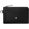 Montblanc astuccio portachiavi 4 scomparti Meisterstück nero 129689