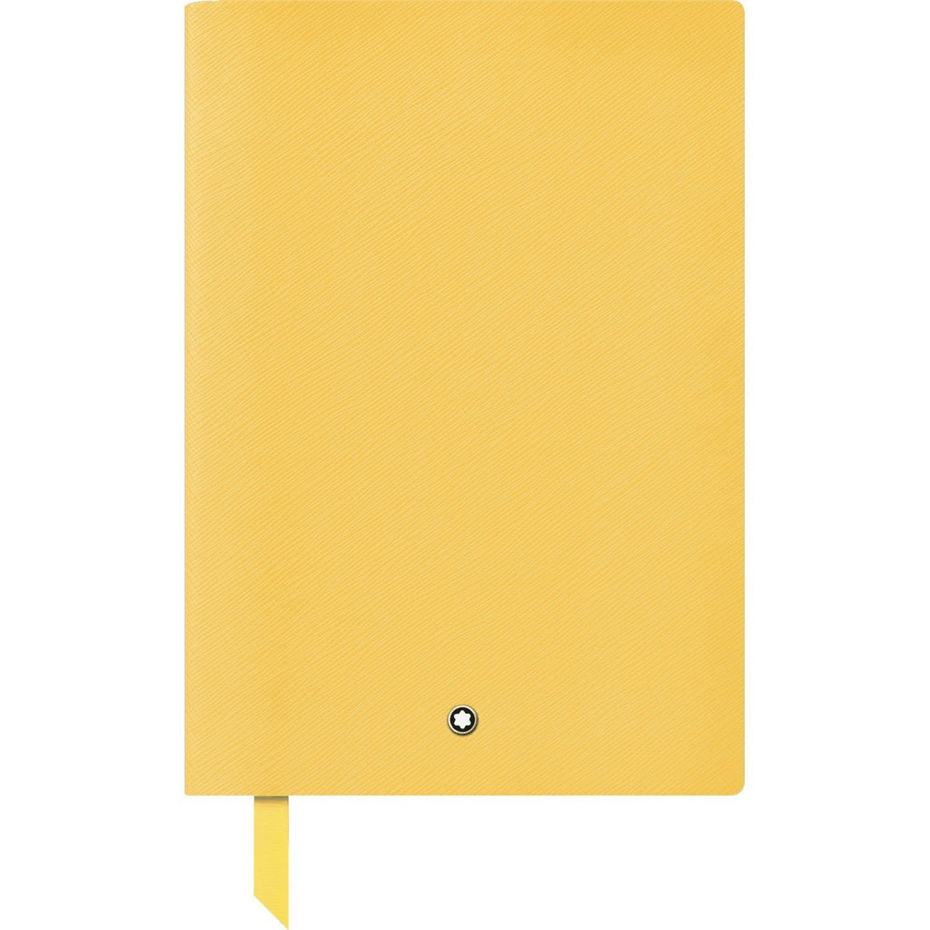 Montblanc blocco note 146 a righe cancelleria tascabile giallo senape 125882
