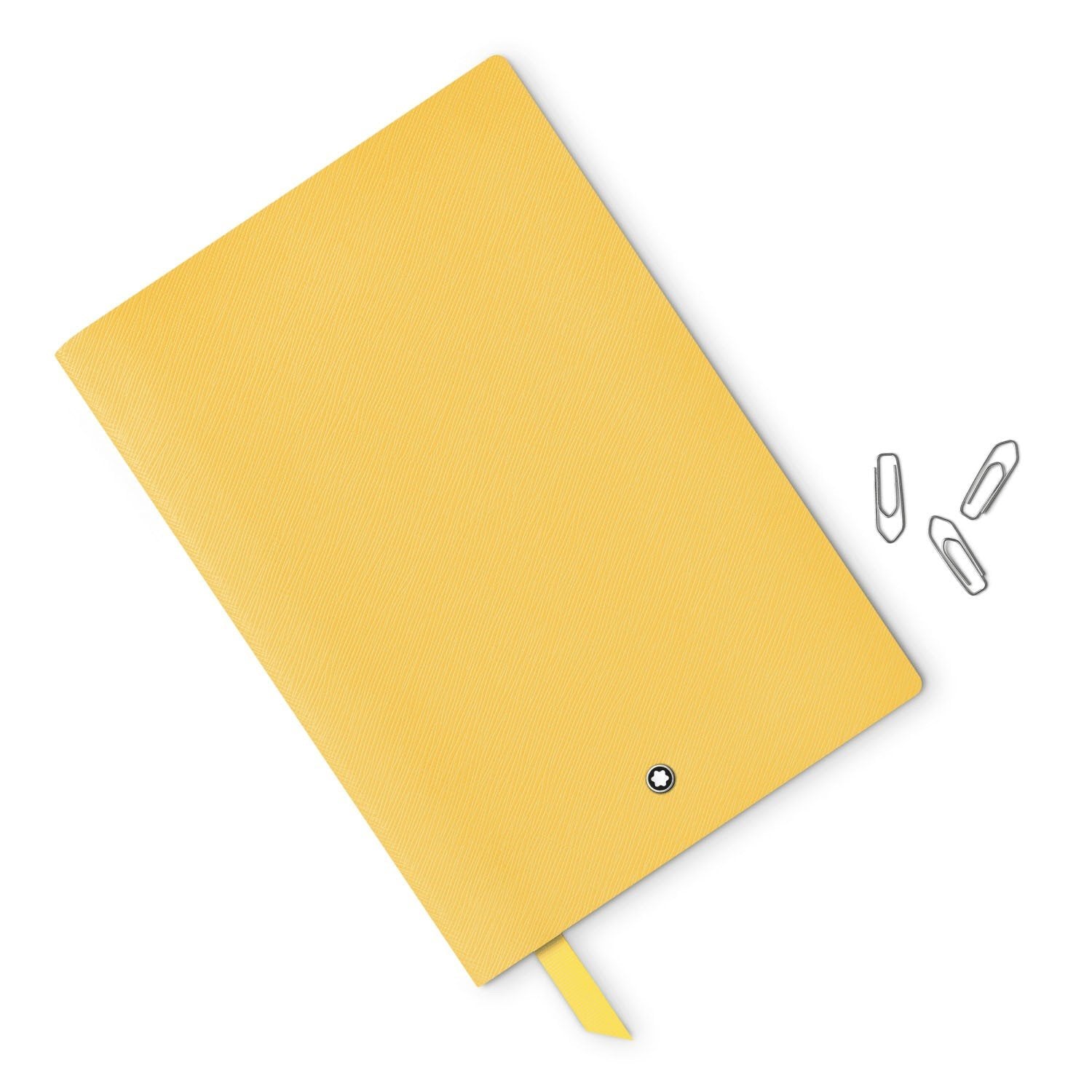Montblanc blocco note 146 a righe cancelleria tascabile giallo senape 125882