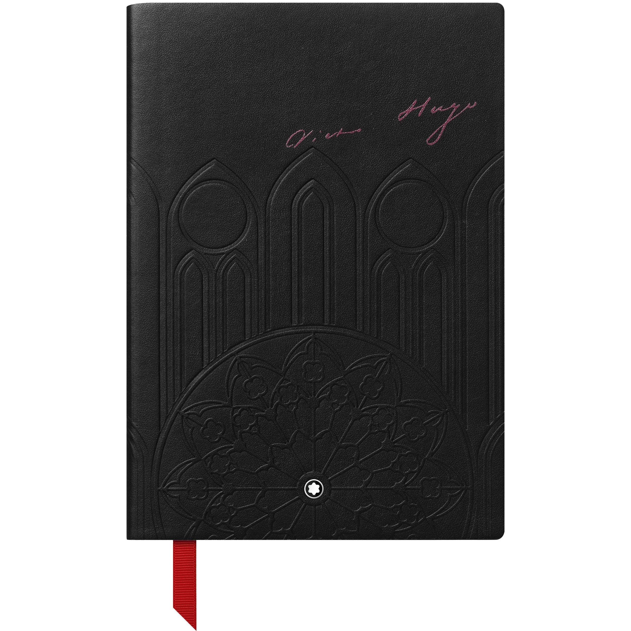 Montblanc blocco note #146 a righe Homage to Victor Hugo nero 125892