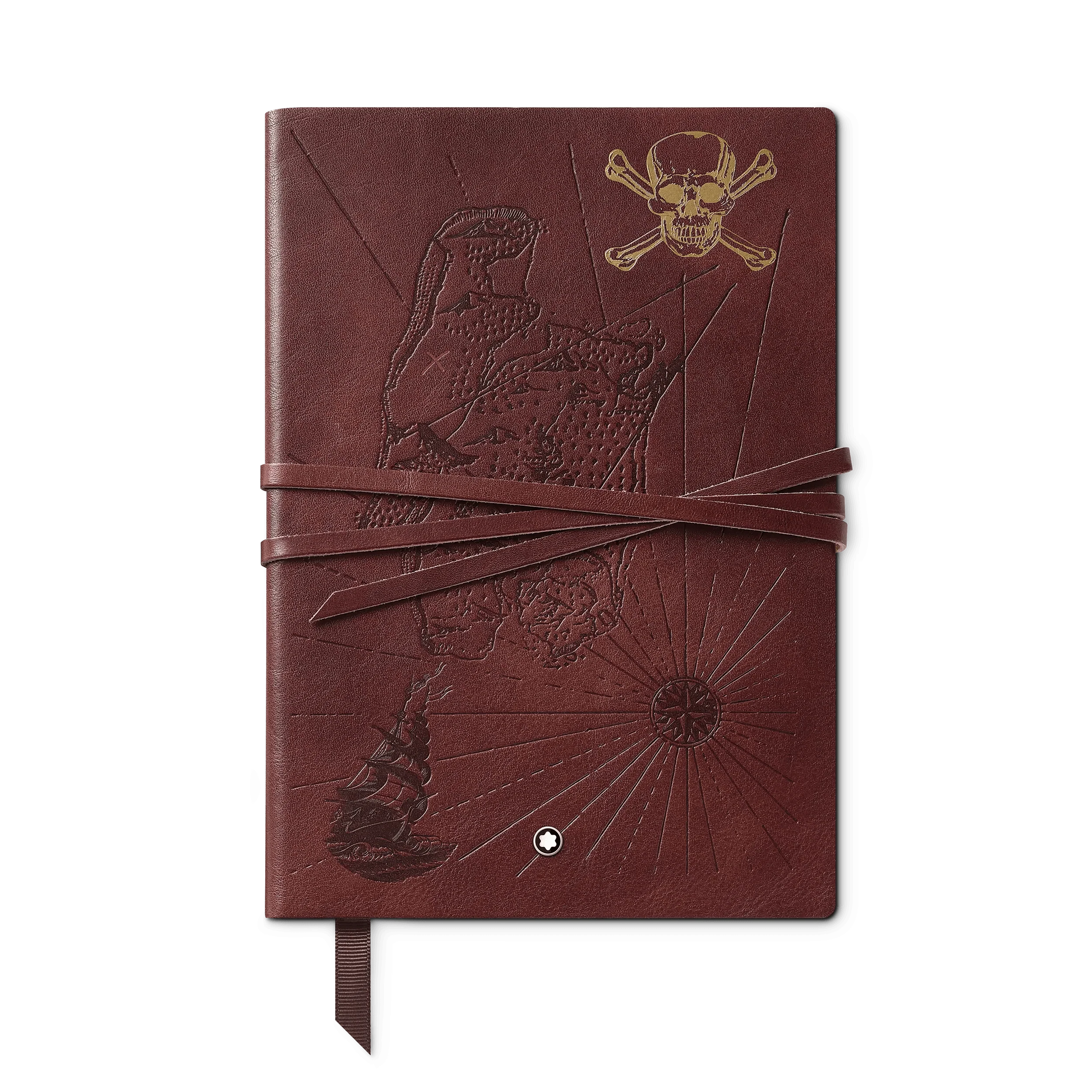 Montblanc blocco note #146 piccolo Homage to Robert Louis Stevenson marrone a righe 130287