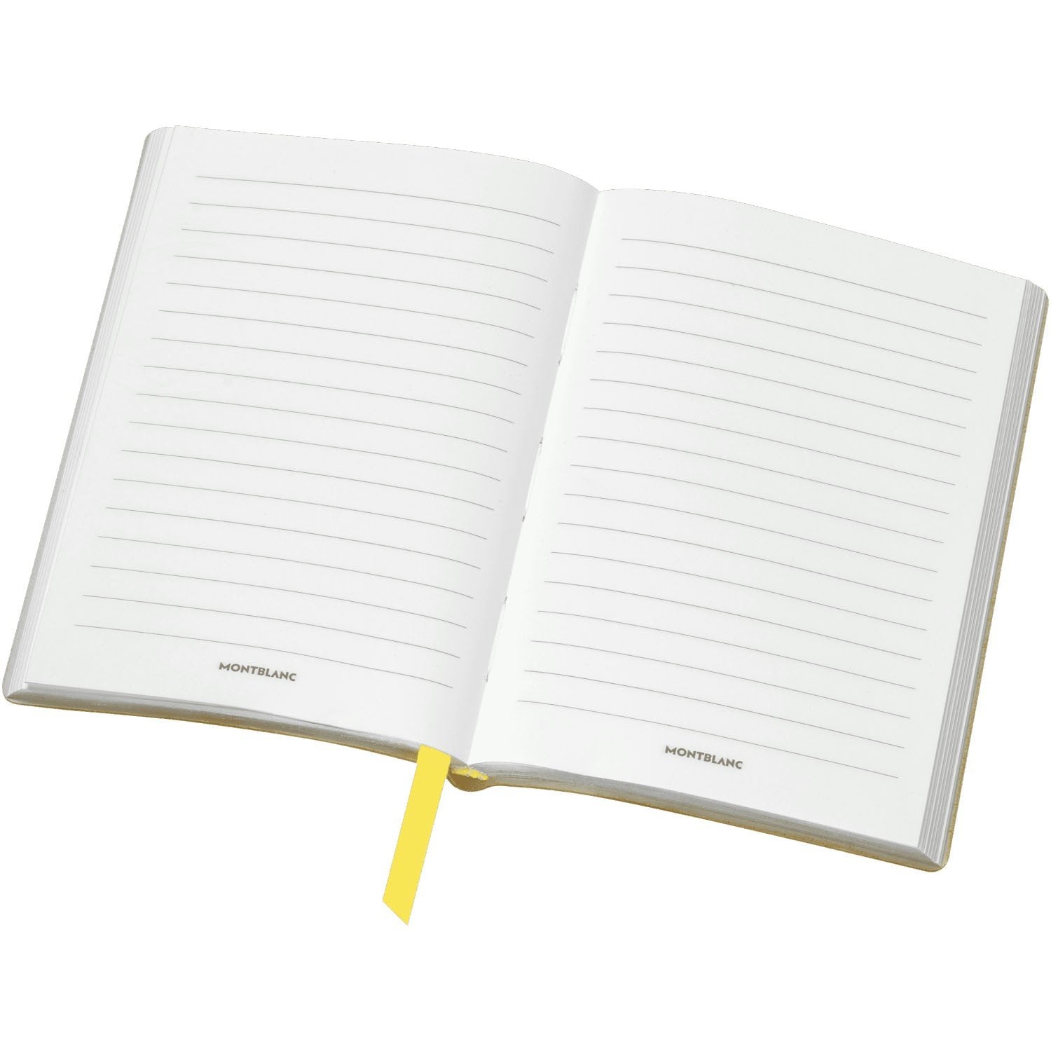 Montblanc blocco note 148 a righe giallo senape 125883