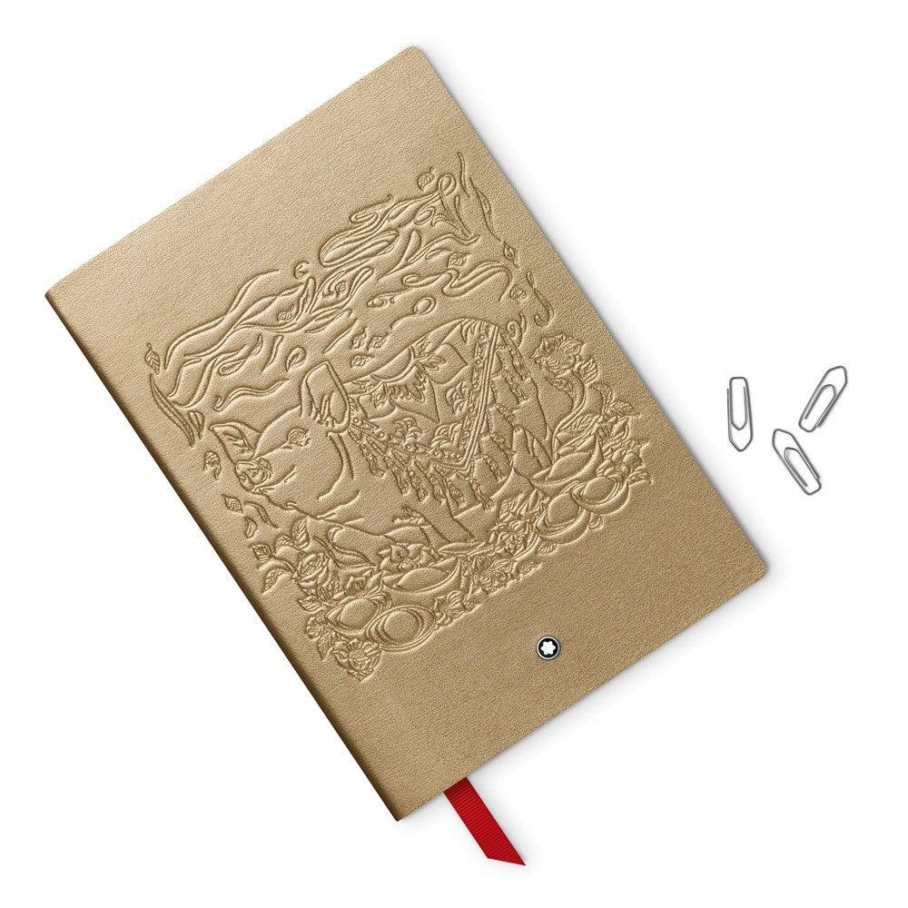 Montblanc blocco note notebook 146 a righe la leggenda dello Zodiaco Pig il maiale cancelleria di lusso 117870