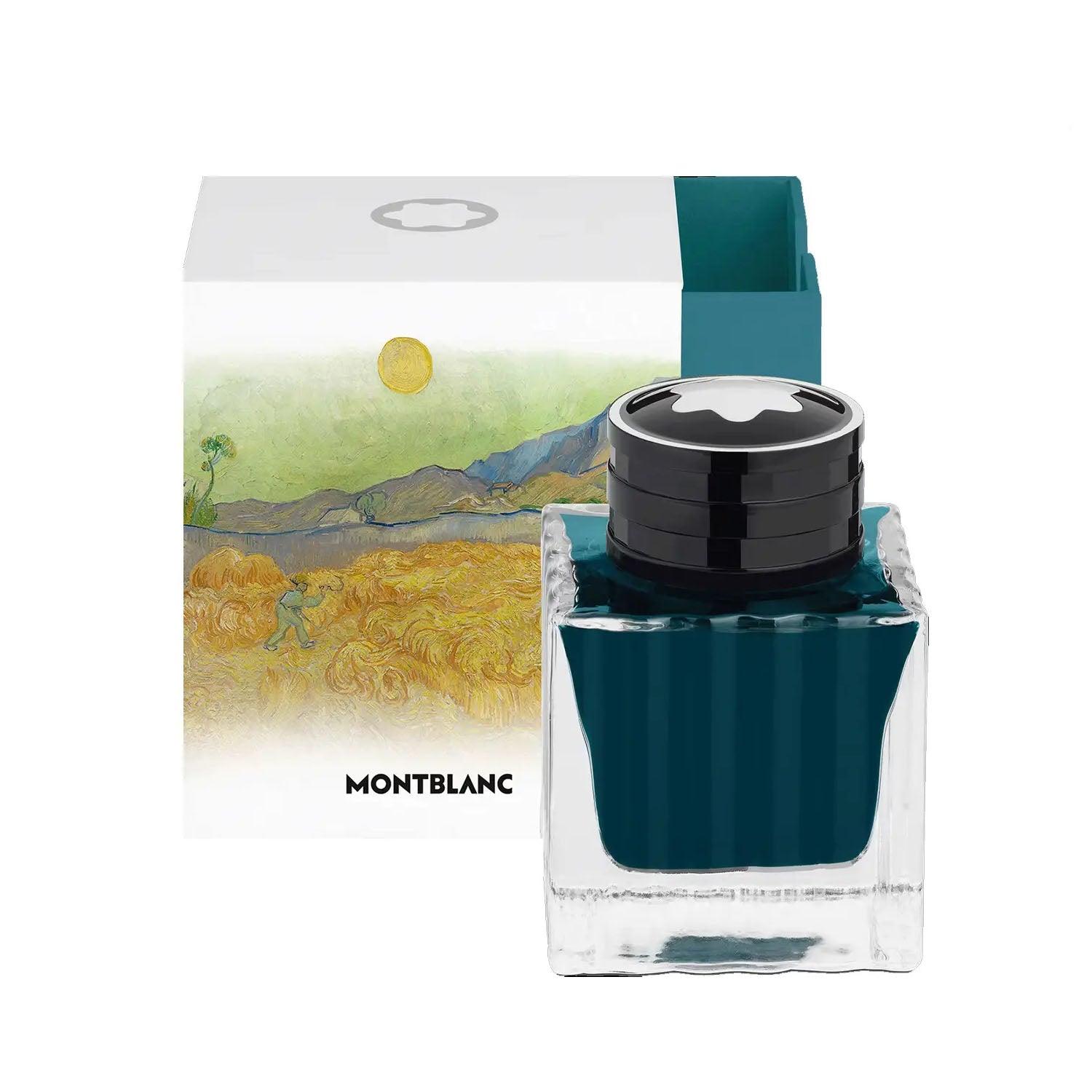 Montblanc boccetta d'inchiostro 50 ml Homage to Vincent Van Gogh turchese 130286