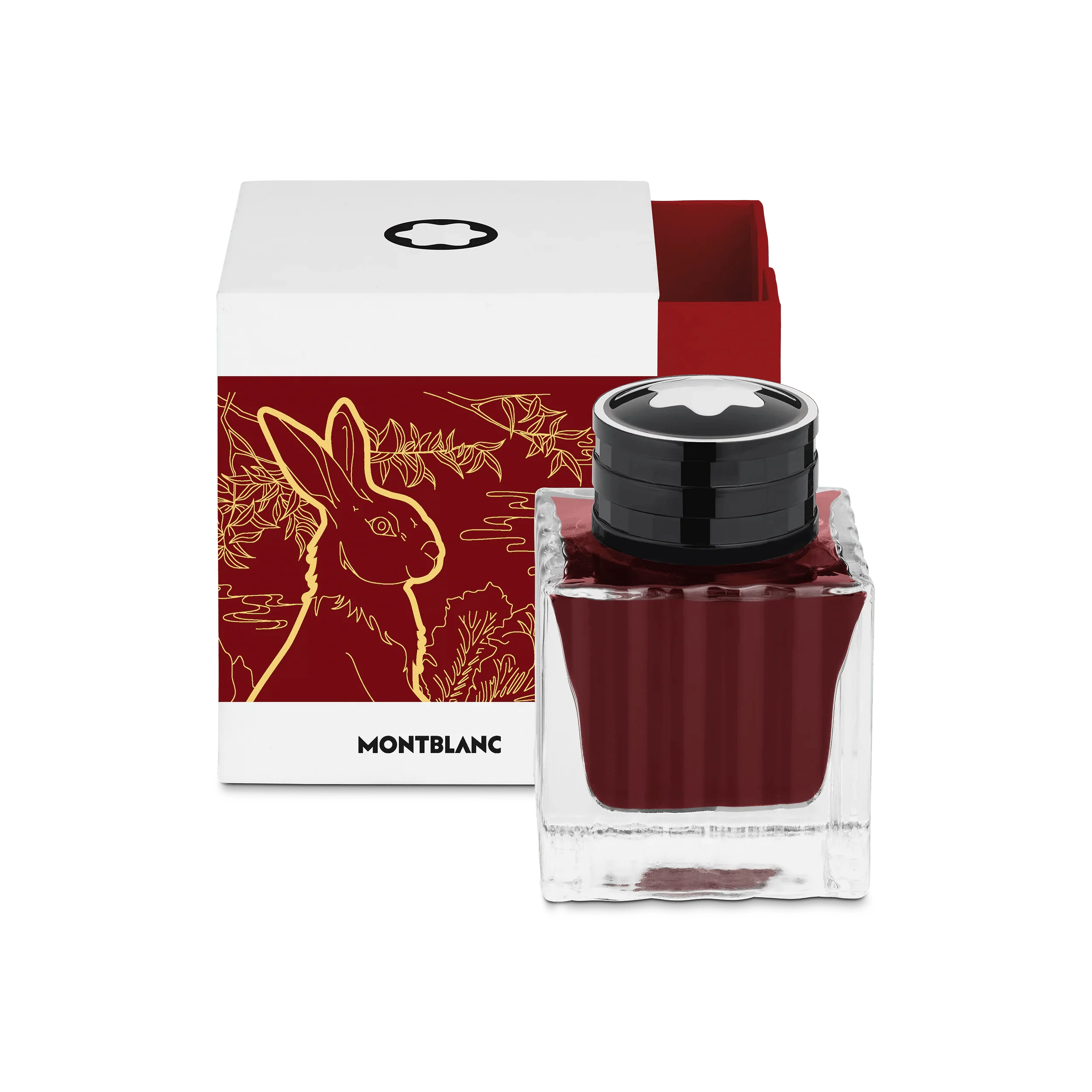 Montblanc boccetta d'inchiostro 50 ml rosso La leggenda dello zodiaco il Coniglio 129485