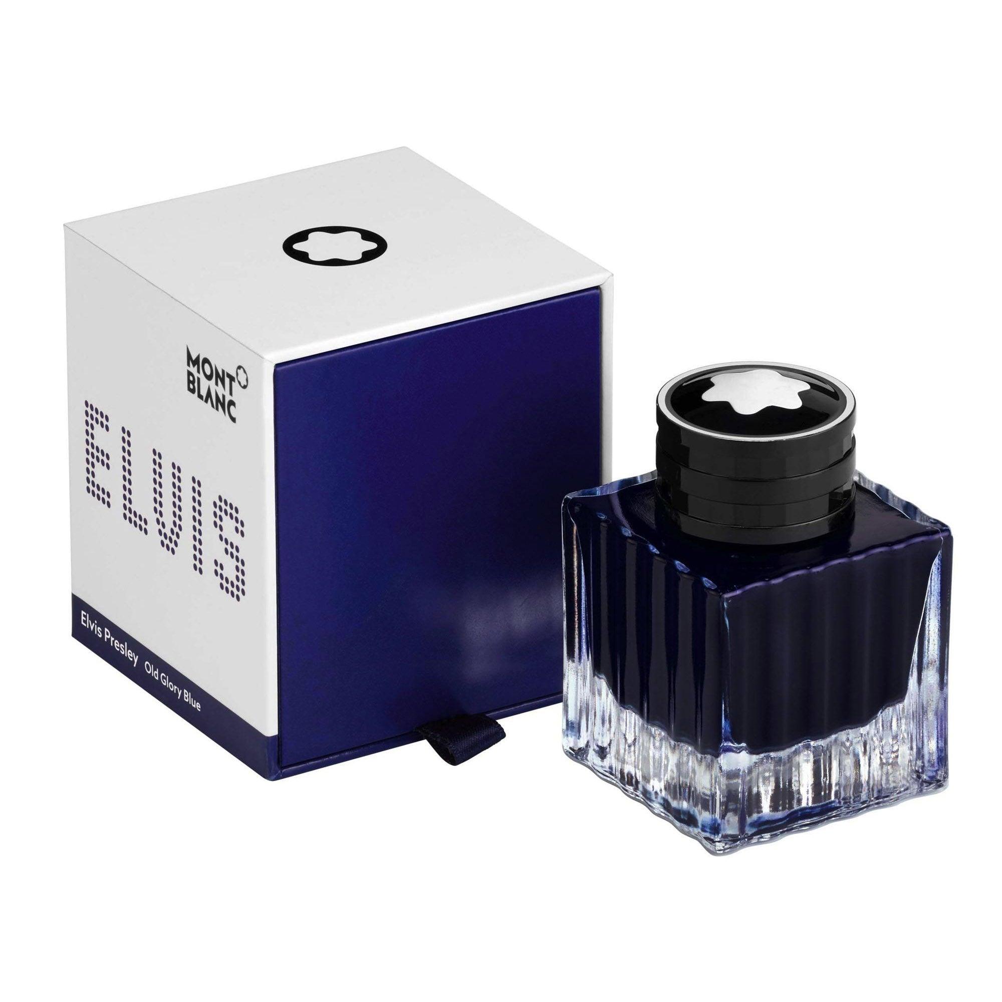 Montblanc boccetta d'inchiostro 50ml Elvis Presley Old Glory Blue blu 125943