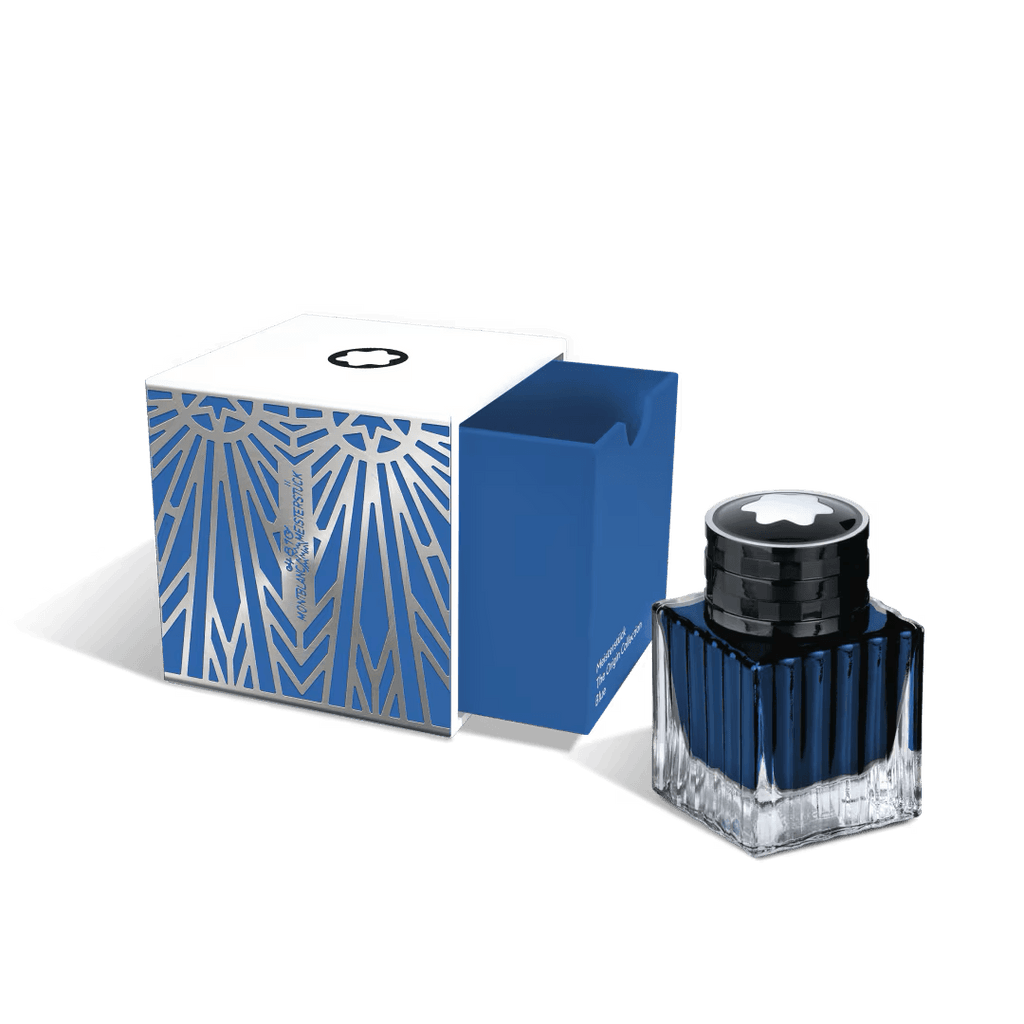 Montblanc boccetta d’inchiostro 50ml Meisterstück The Origin Collection blu 132940