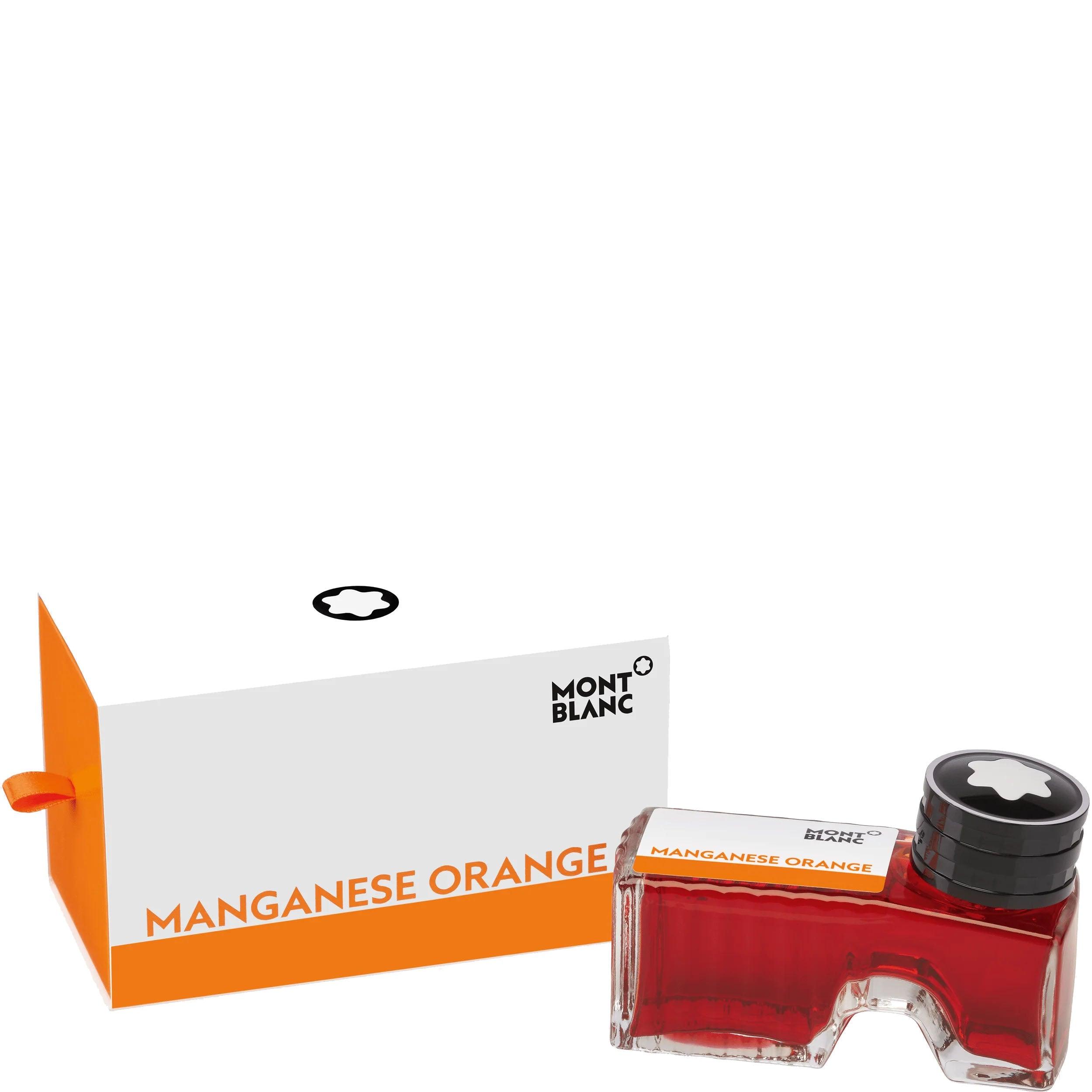 Montblanc boccetta d'inchiostro 60ml arancione manganese 119568