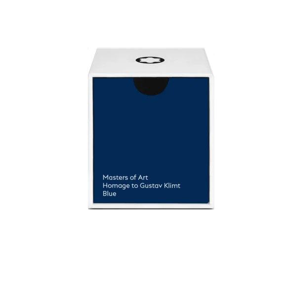 Montblanc boccetta d'inchiostro Master of Art Homage to Gustav Klimt blu 50 ml 132938