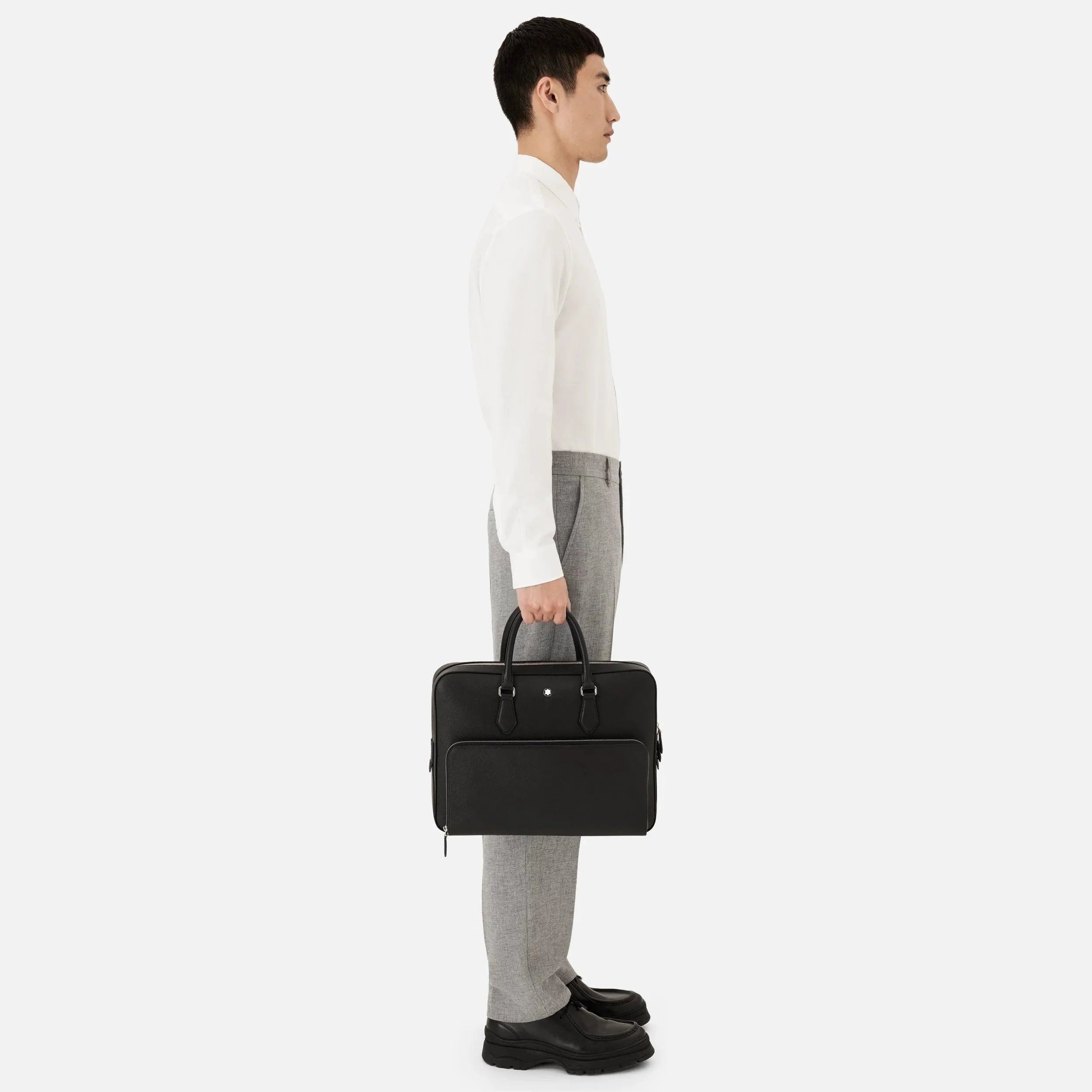 Montblanc borsa porta documenti media Montblanc Sartorial nero 130271