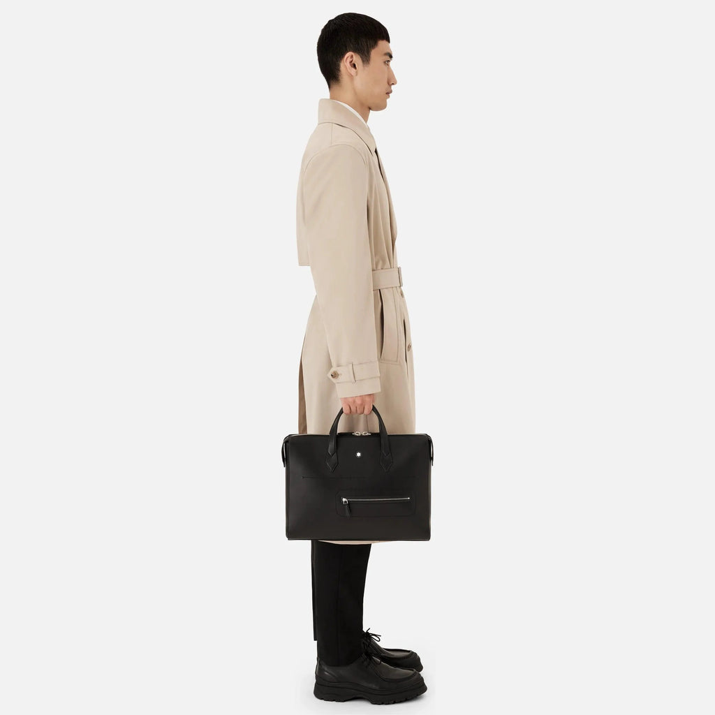 Montblanc borsa porta documenti sottile Meisterstück Selection Soft nero 130043