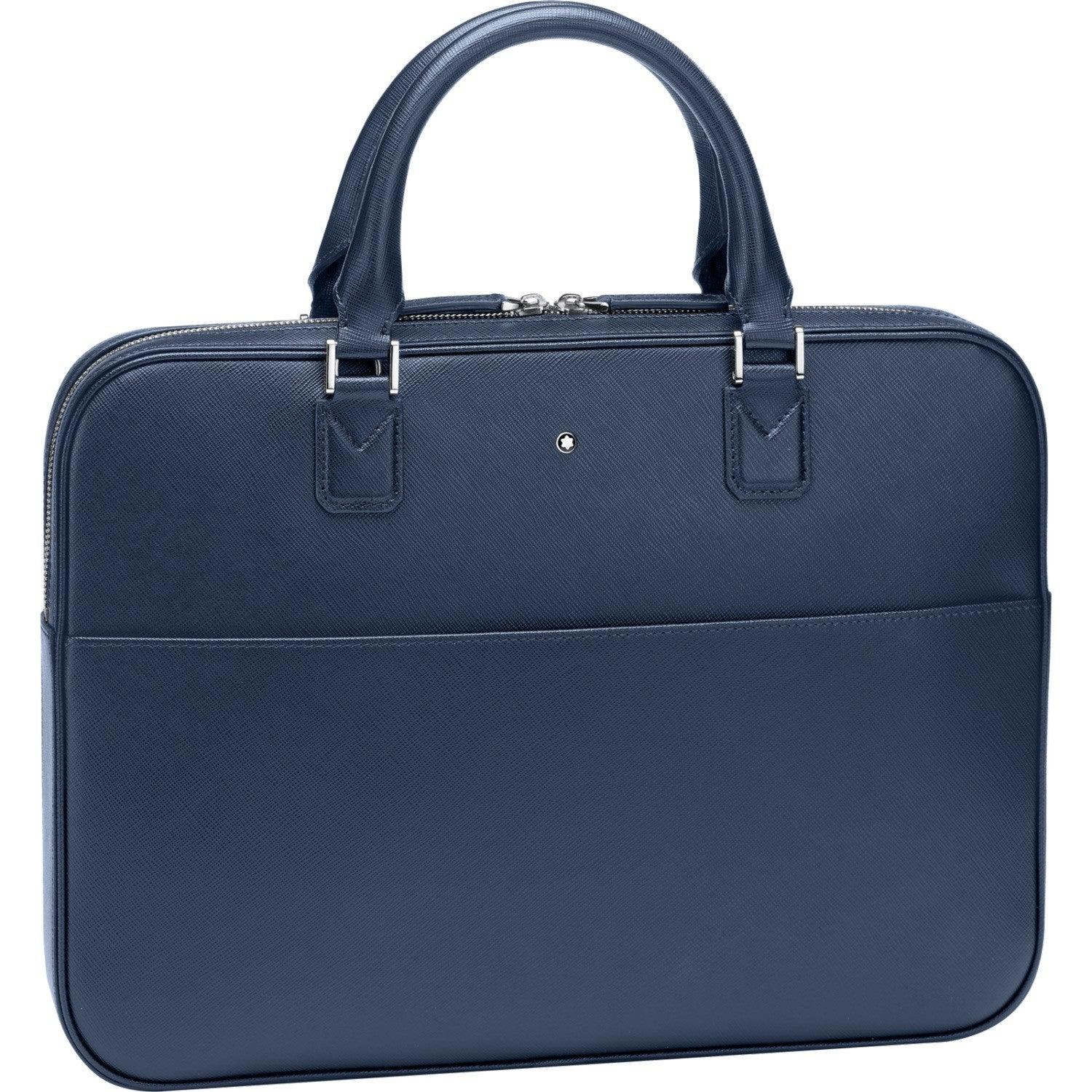 Montblanc borsa porta documenti ultra sottile Sartorial Indaco 118690