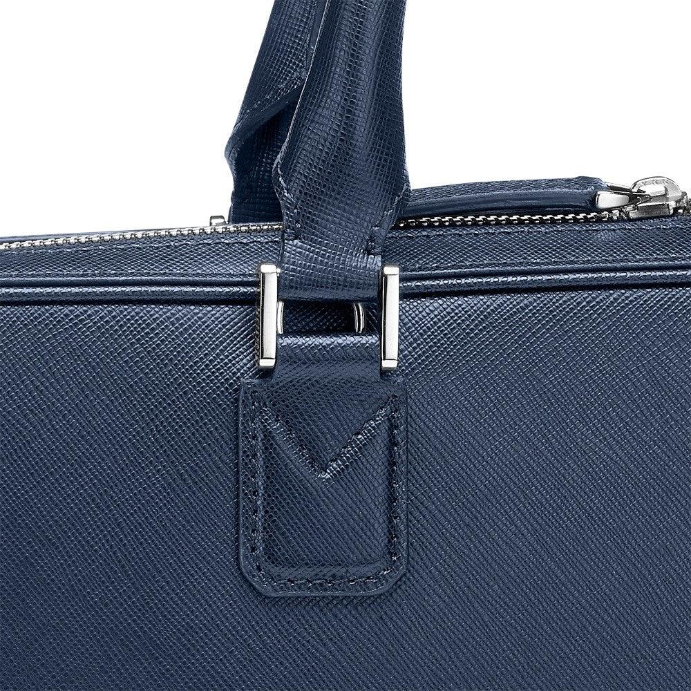 Montblanc borsa porta documenti ultra sottile Sartorial Indaco 118690
