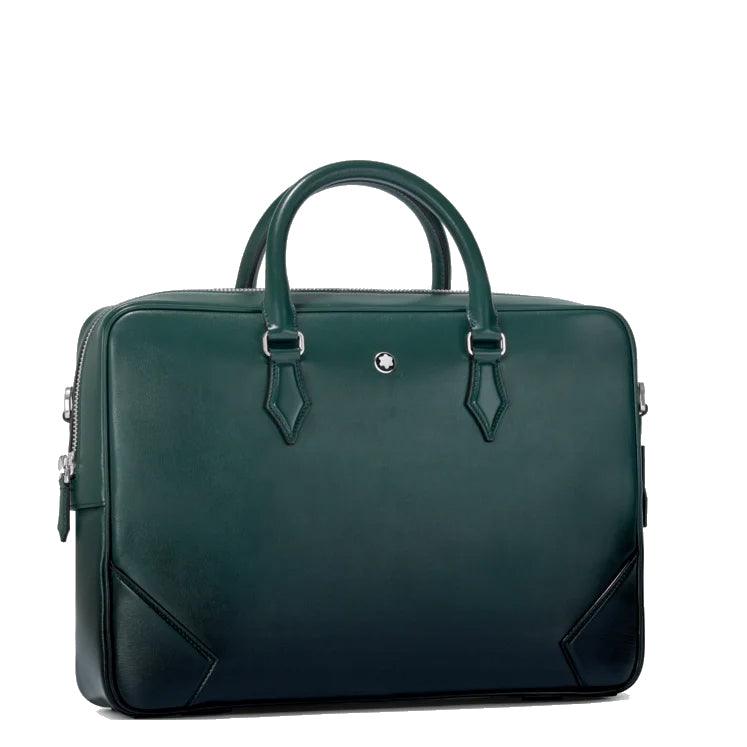 Montblanc borsa portadocumenti Meisterstück verde 198265