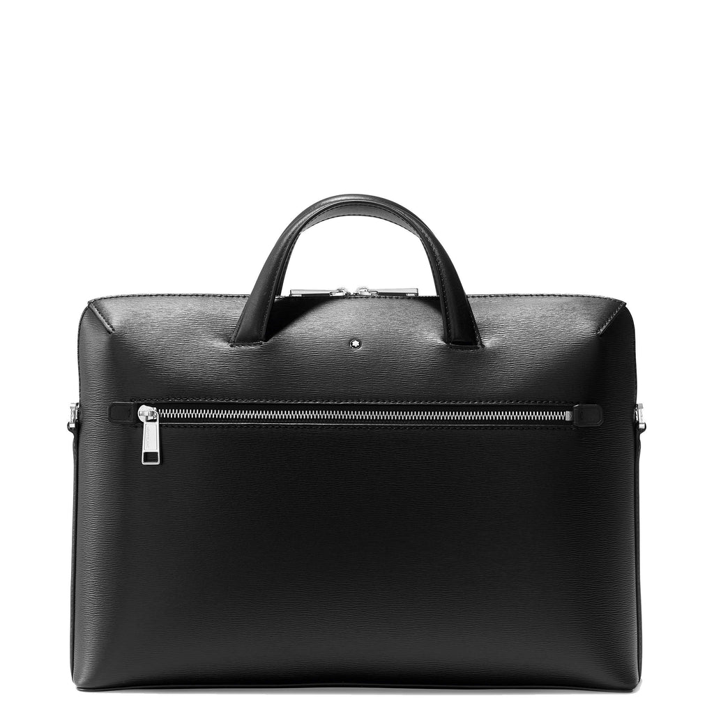 Montblanc borsa portadocumenti sottile con tracolla Meisterstück 4810 nero 129190