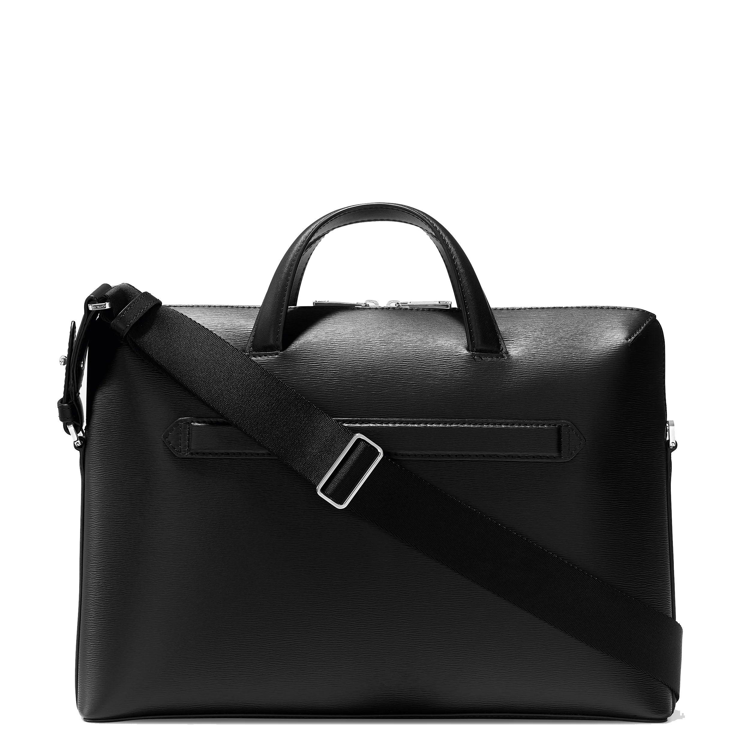 Montblanc borsa portadocumenti sottile con tracolla Meisterstück 4810 nero 129190