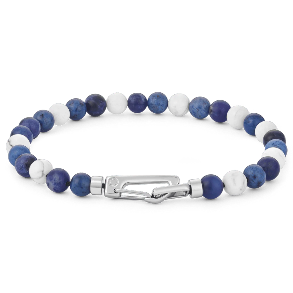Montblanc bracciale Meisterstück Glacier Beads misura M 12951063