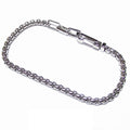 Montblanc bracciale Wrap me in acciaio con chiusura a moschettone misura M 12382763