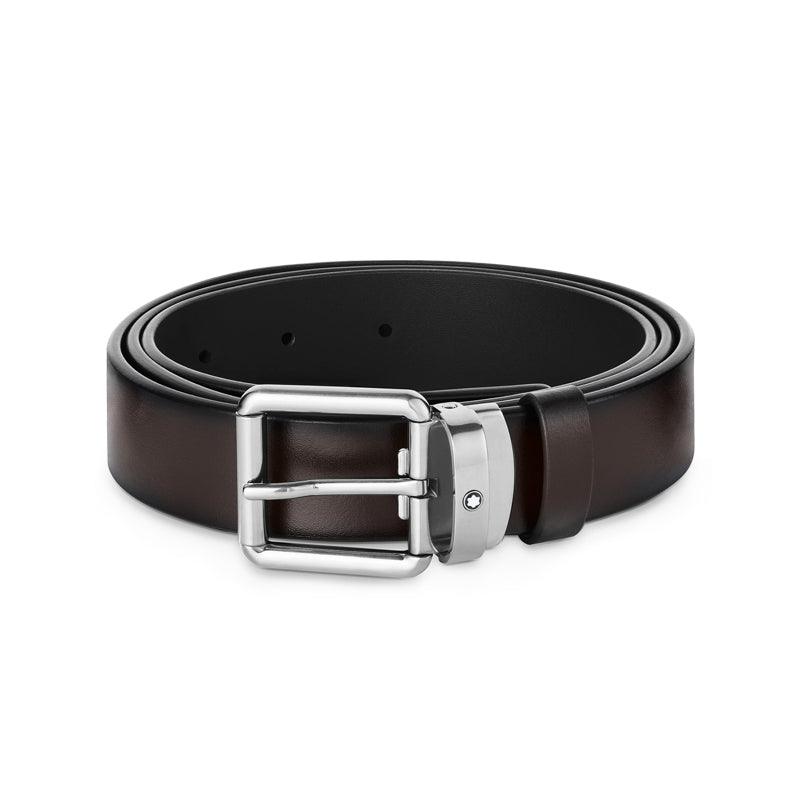 Montblanc cintura pelle marrone 30mm 131185