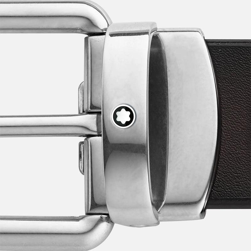 Montblanc cintura pelle marrone 30mm 131185