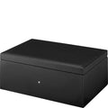 Montblanc cofanetto da collezione in pelle nero per 12 strumenti da scrittura 124026