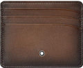 Montblanc custodia 6 scomparti Meisterstuck sfumato marrone 118366