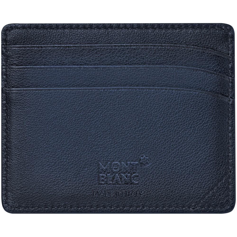 Montblanc custodia a 6 scomparti Meisterstück Sfumato blu navy 123728