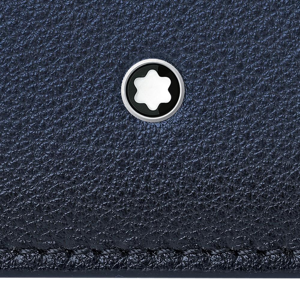 Montblanc custodia a 6 scomparti Meisterstück Sfumato blu navy 123728
