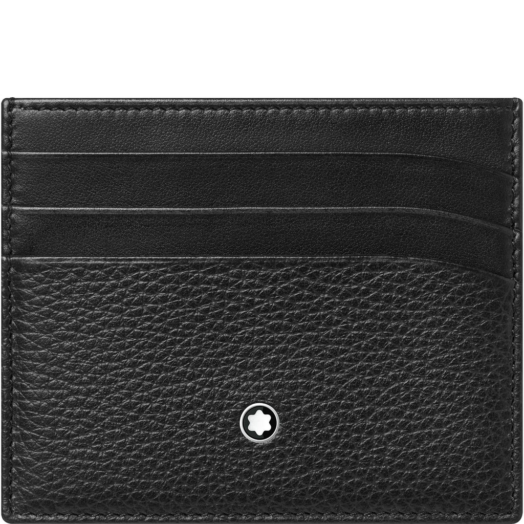 Montblanc custodia a 6 scomparti Meisterstück Soft Grain nero 126258