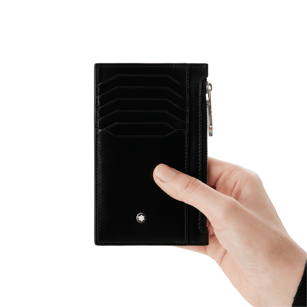 Montblanc custodia Meisterstück 8 scomparti con tasca con cerniera nero 129686
