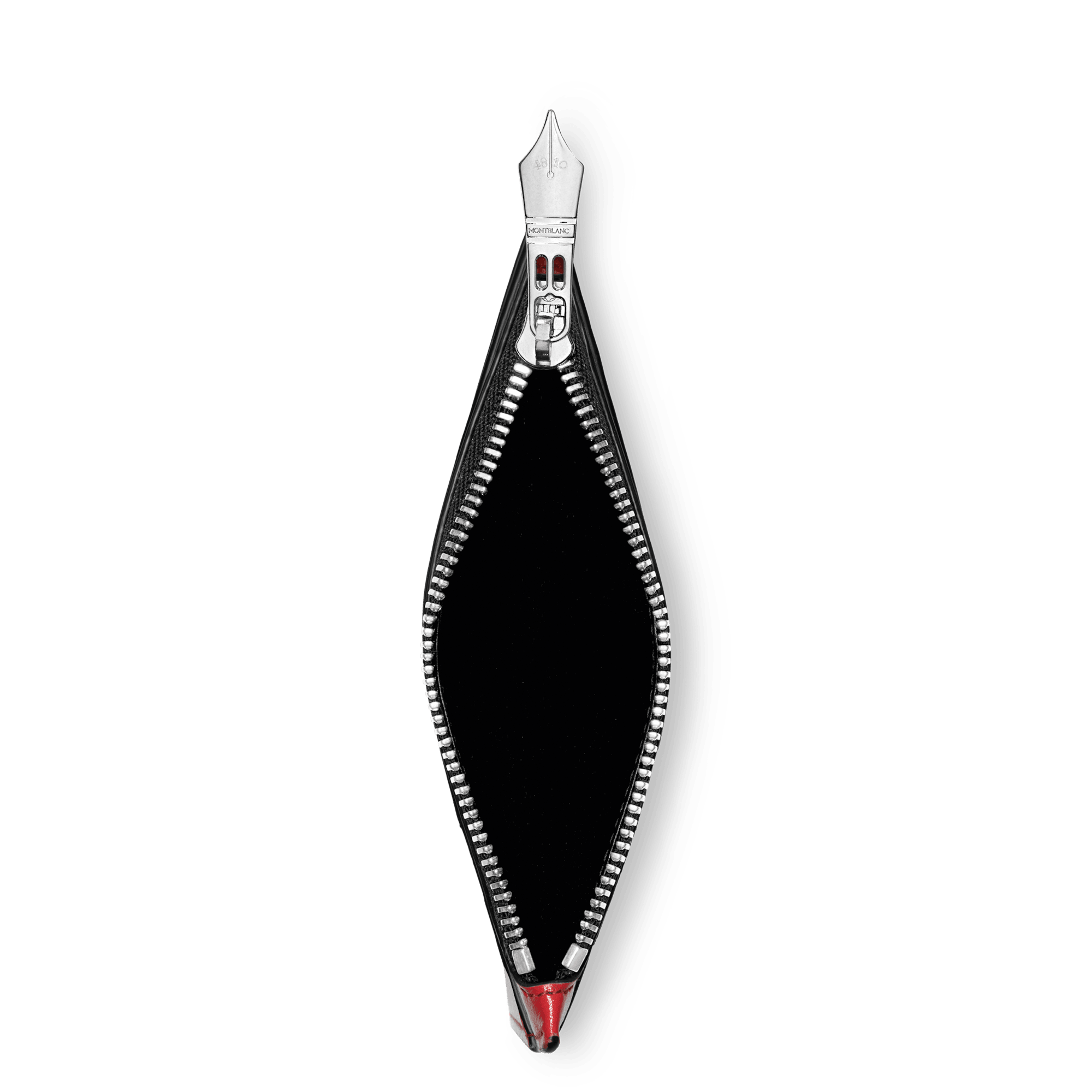 Montblanc custodia Meisterstück 8 scomparti con tasca con rosso 129688
