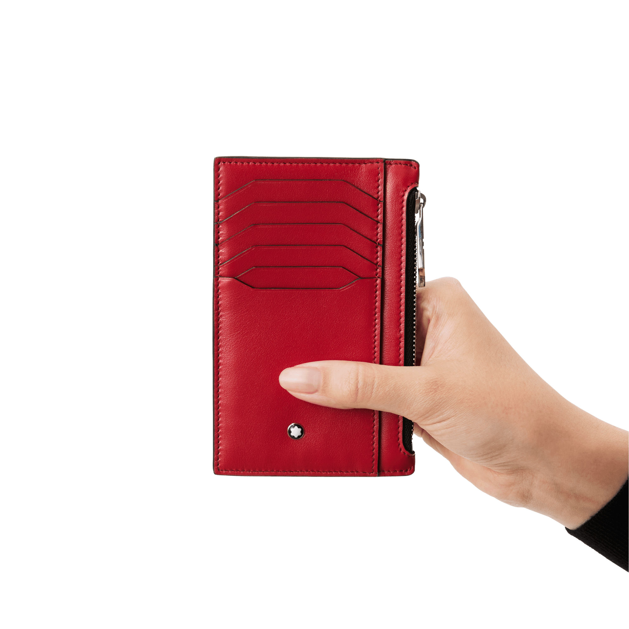 Montblanc custodia Meisterstück 8 scomparti con tasca con rosso 129688