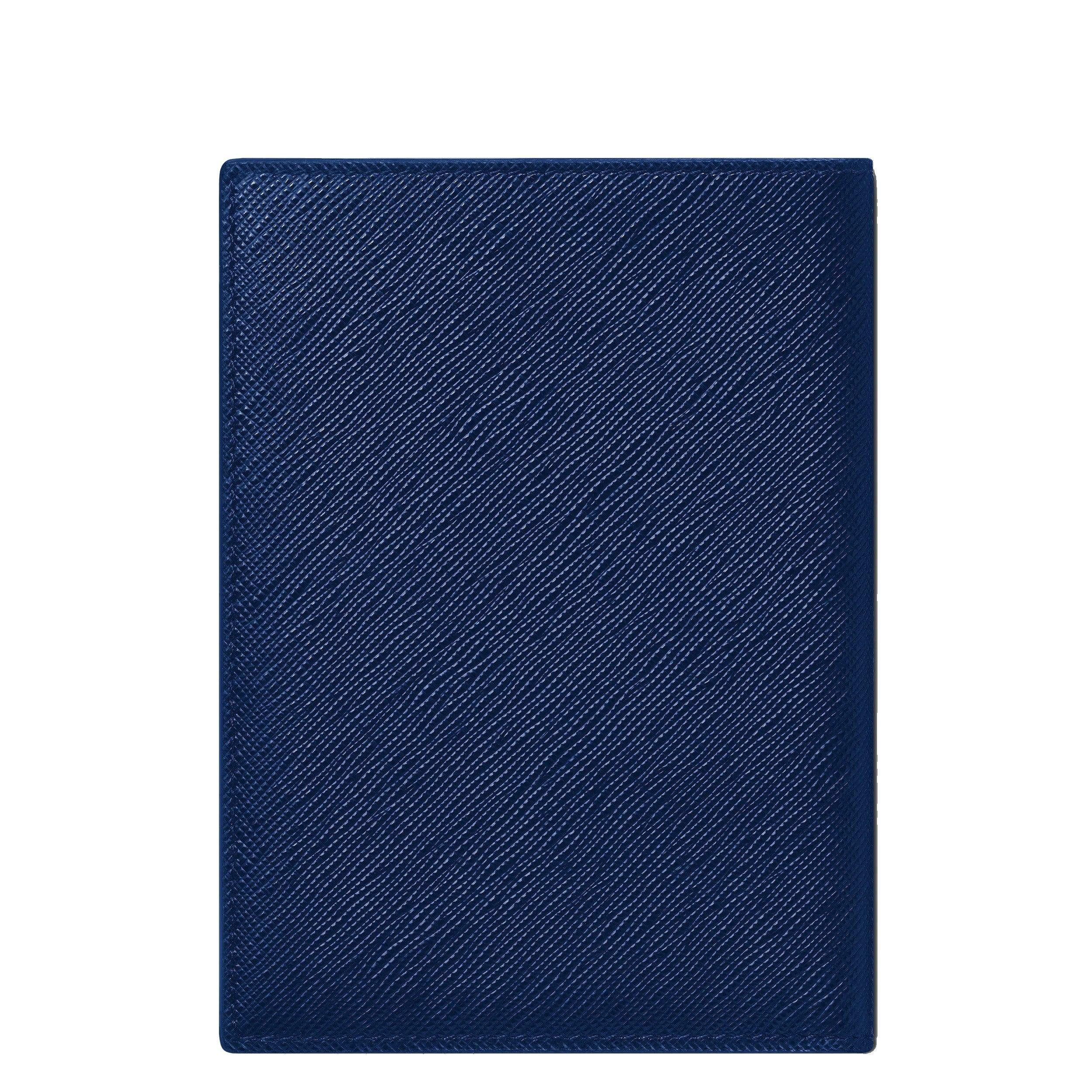 Montblanc custodia per passaporto Montblanc Sartorial blu 130816