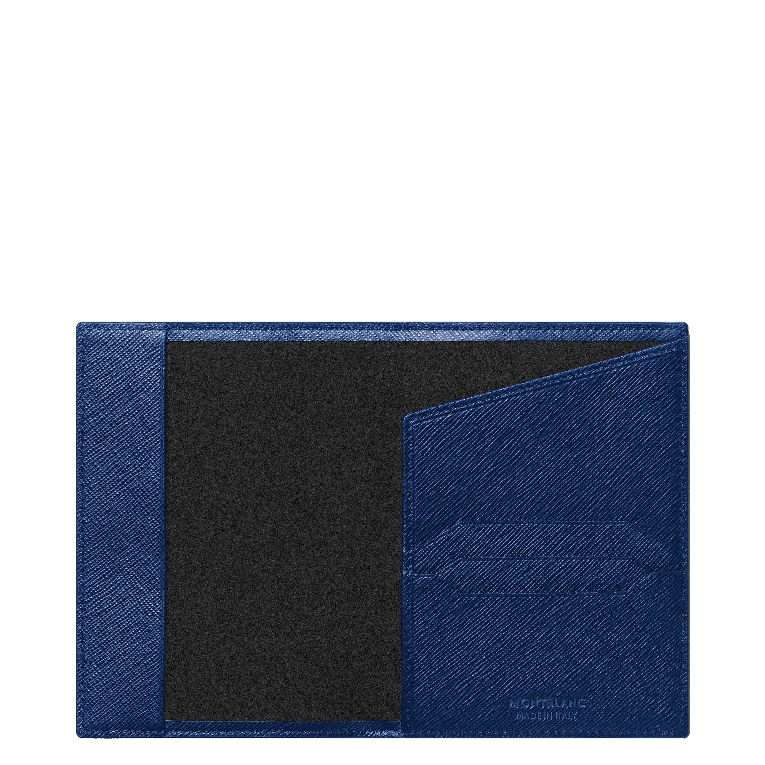 Montblanc custodia per passaporto Montblanc Sartorial blu 130816
