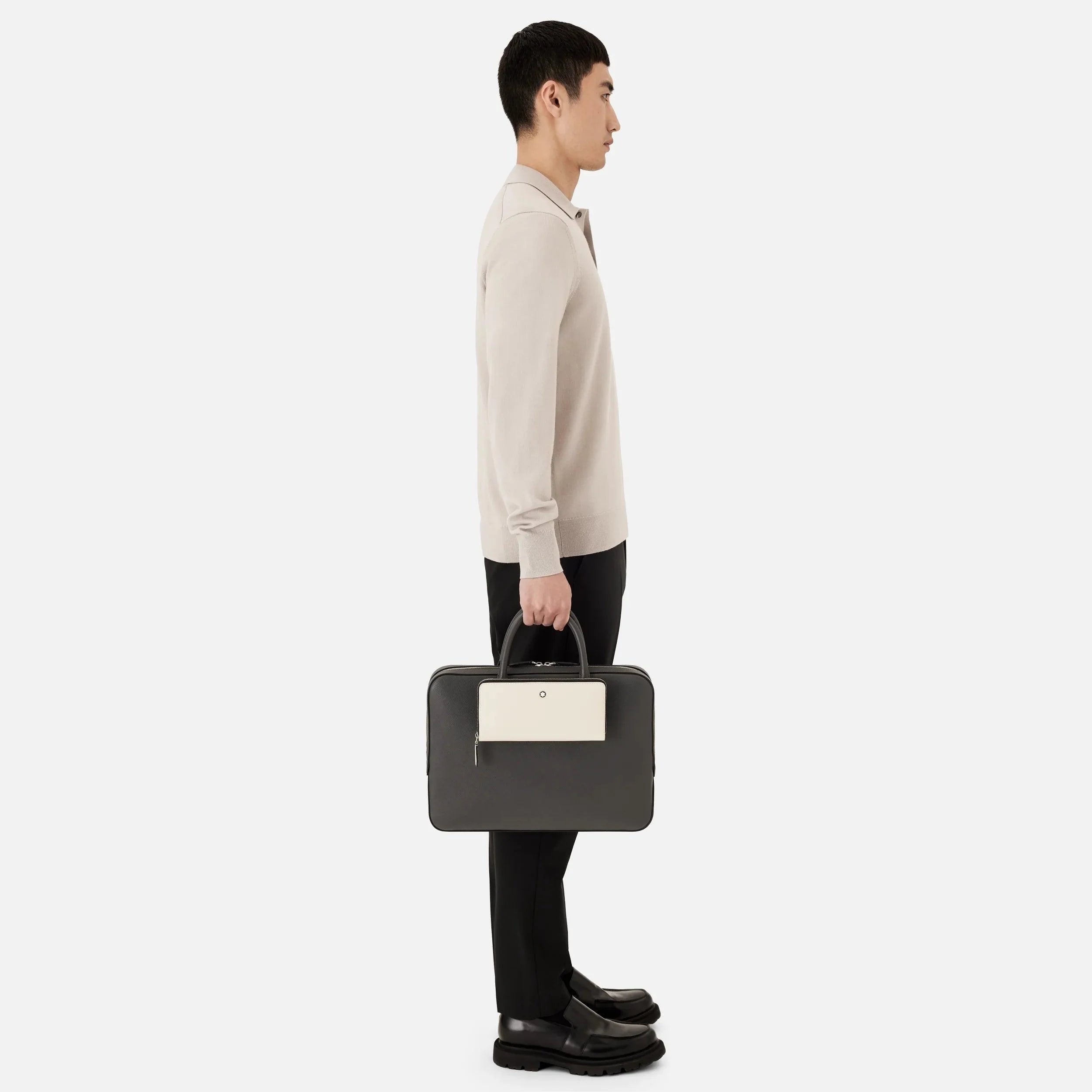 Montblanc custodia per telefono Montblanc Sartorial color avorio 130834