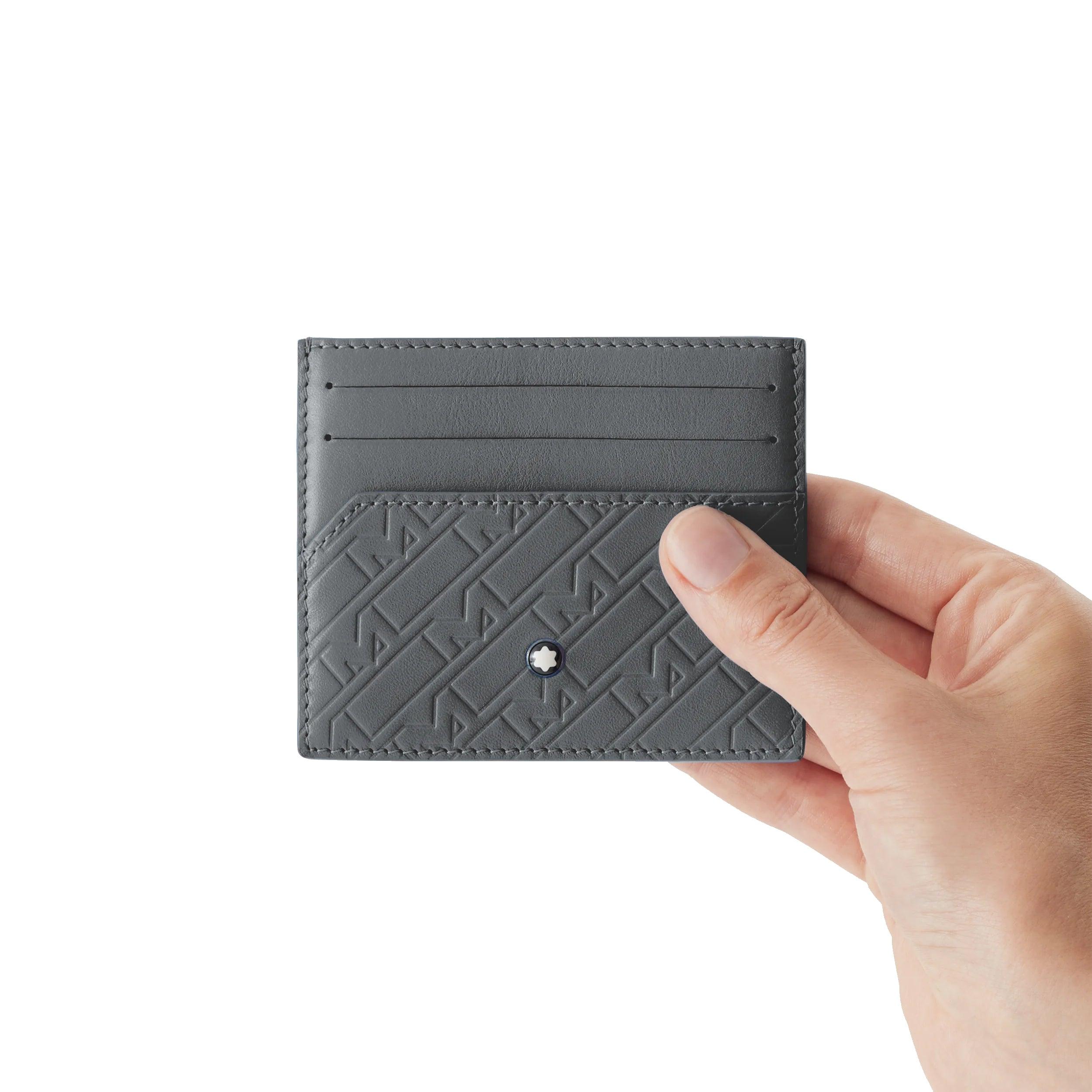 Montblanc custodia porta carte 6 scomparti M_Gram 4810 grigio 131849