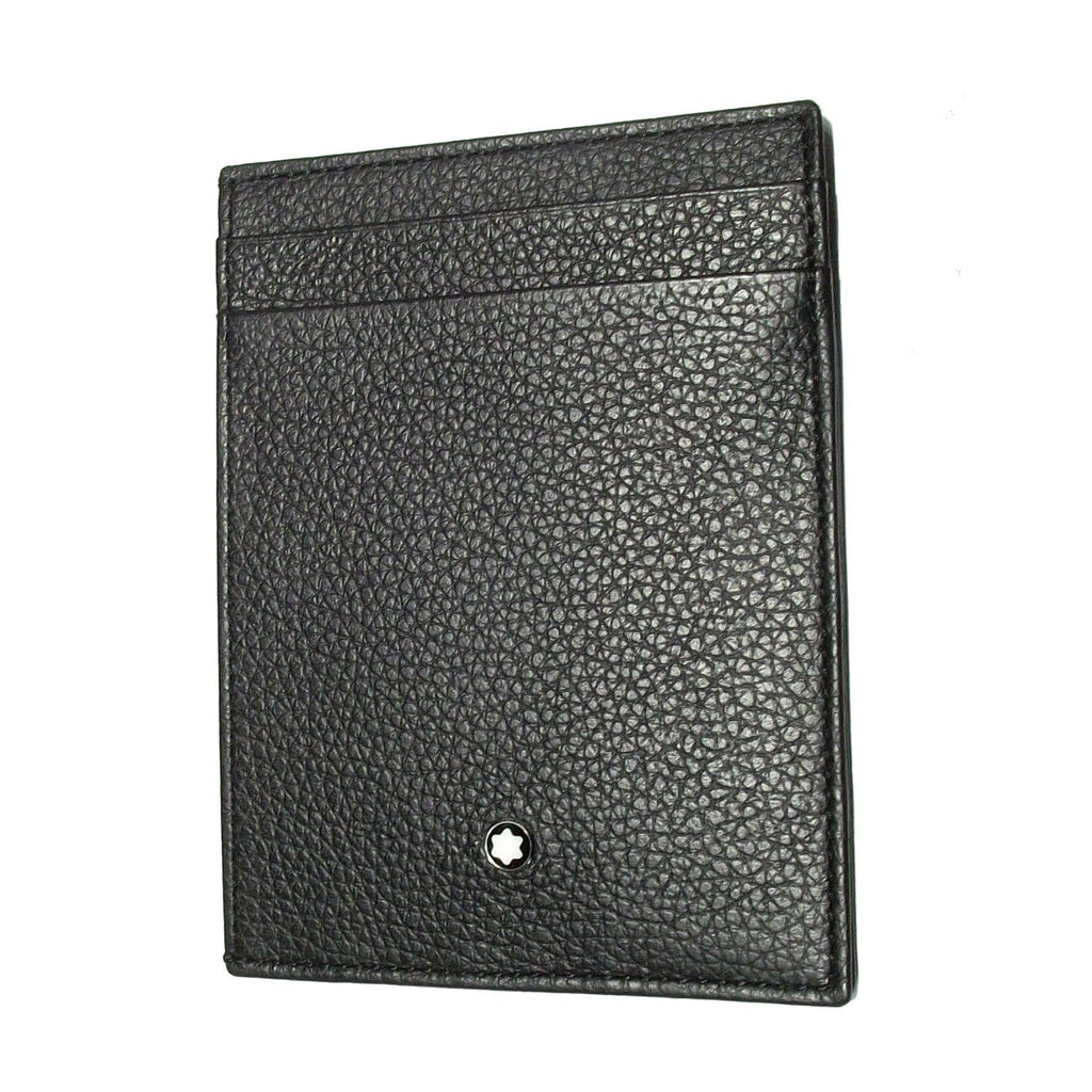 Montblanc custodia tascabile 4 scomparti con portadocumento Montblanc Soft Grain 129352