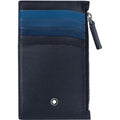 Montblanc custodia tascabile Meisterstück 5 scomparti con cerniera blu navy a gradazione 126217