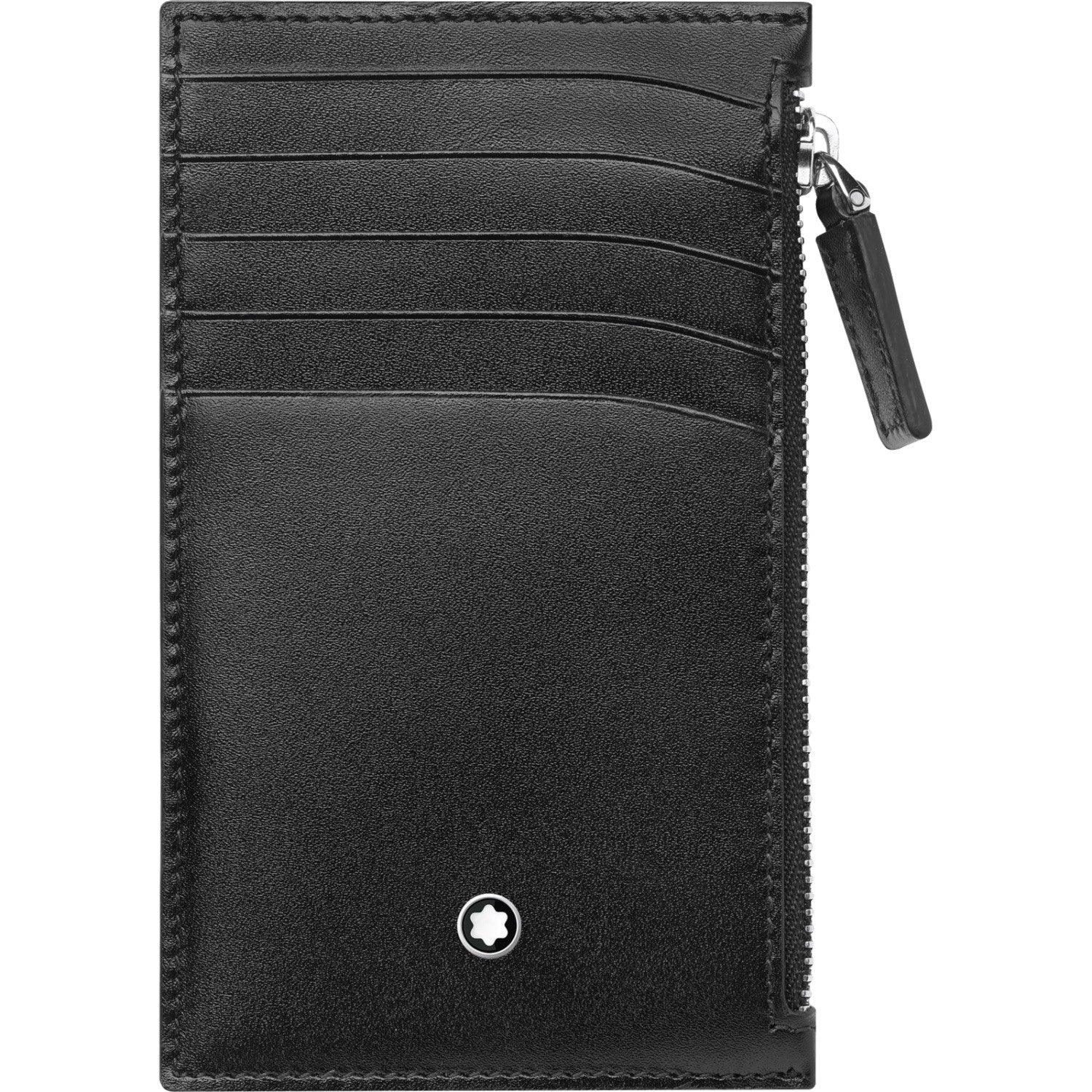 Montblanc custodia tascabile Meisterstück 5 scomparti con cerniera nero 118313