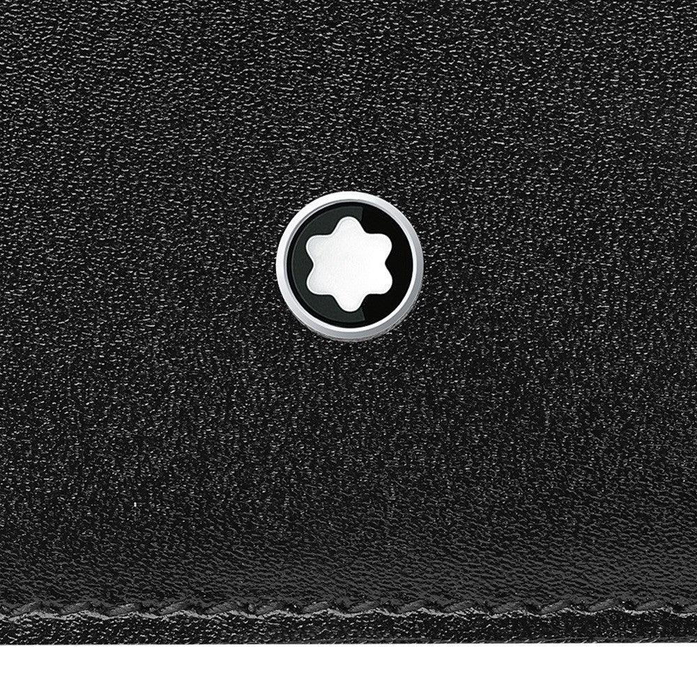 Montblanc custodia tascabile Meisterstück 5 scomparti con cerniera nero 118313
