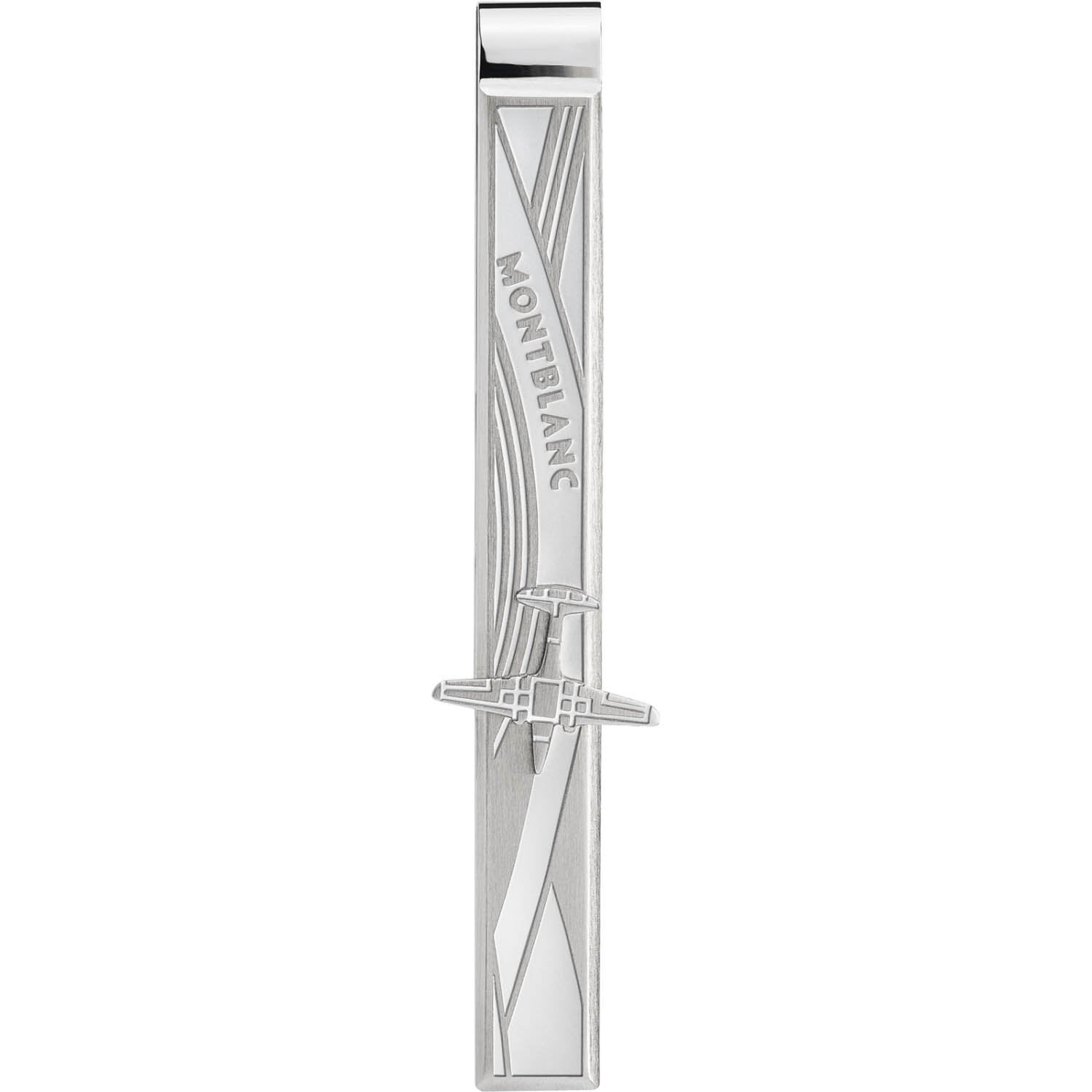 Montblanc fermacravatta Le Petit Prince and Aviator acciaio 123797