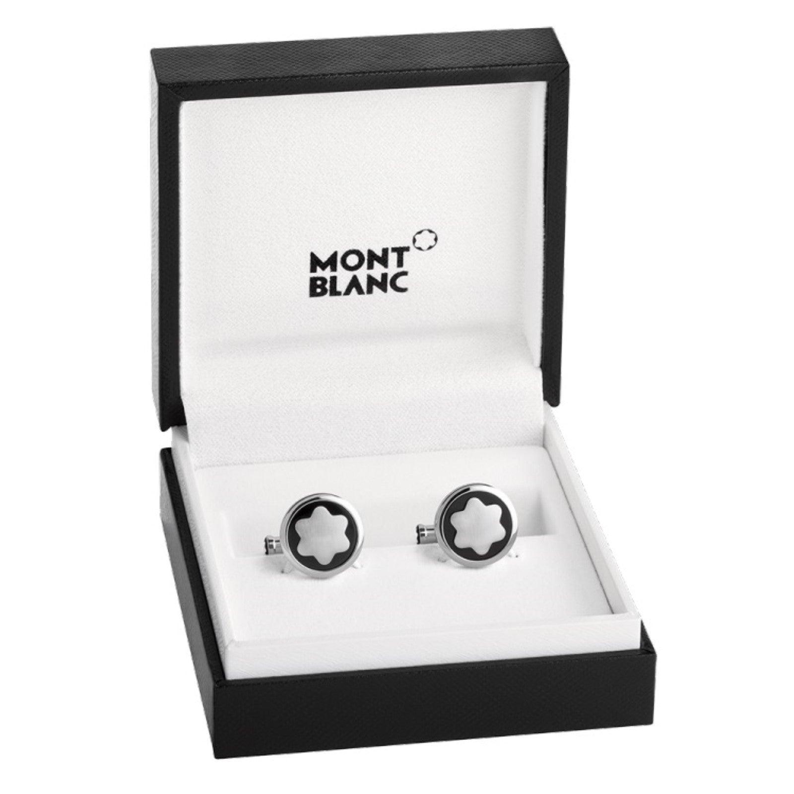 Montblanc gemelli Star acciaio 116661