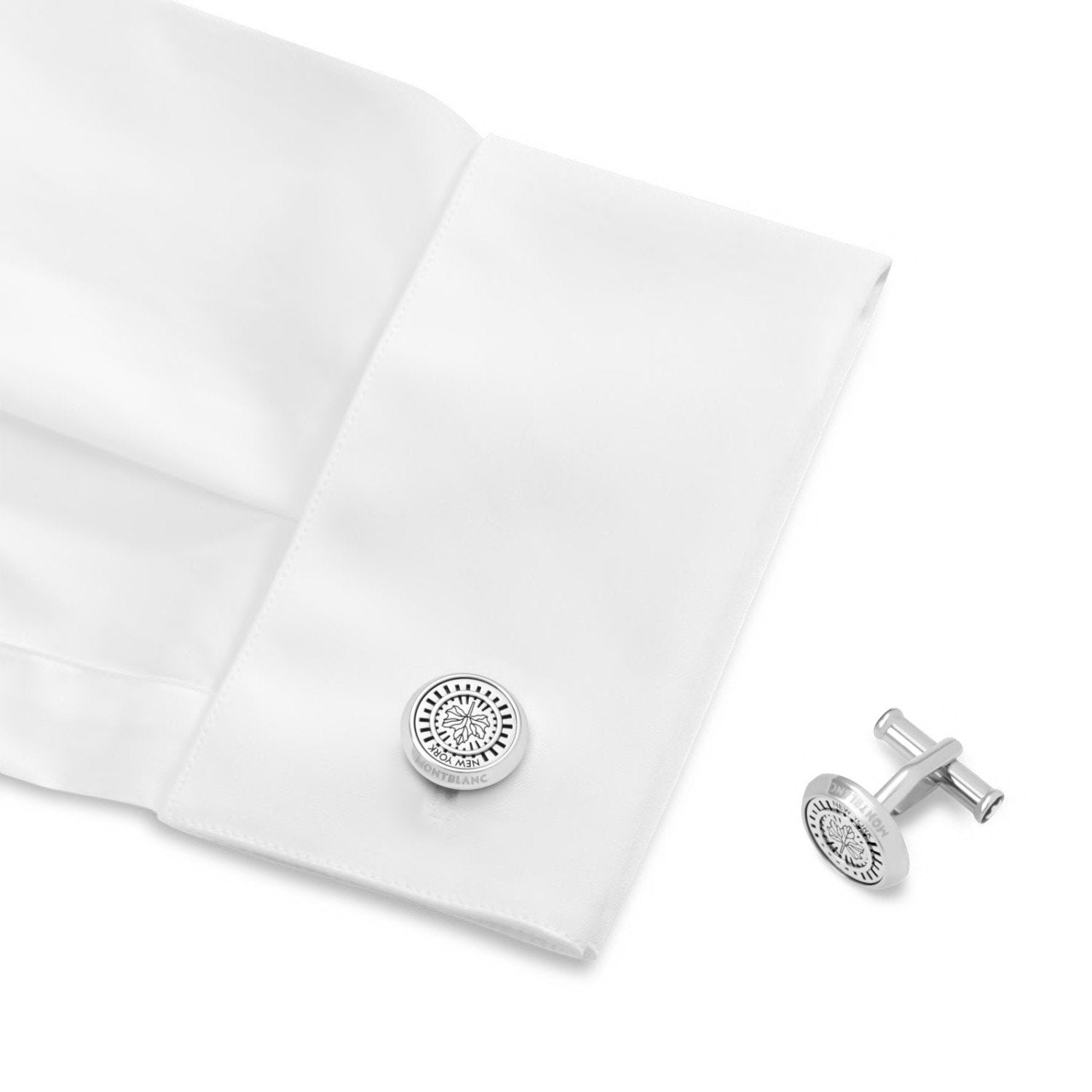 Montblanc gemelli Urban Spirit acciaio 124057