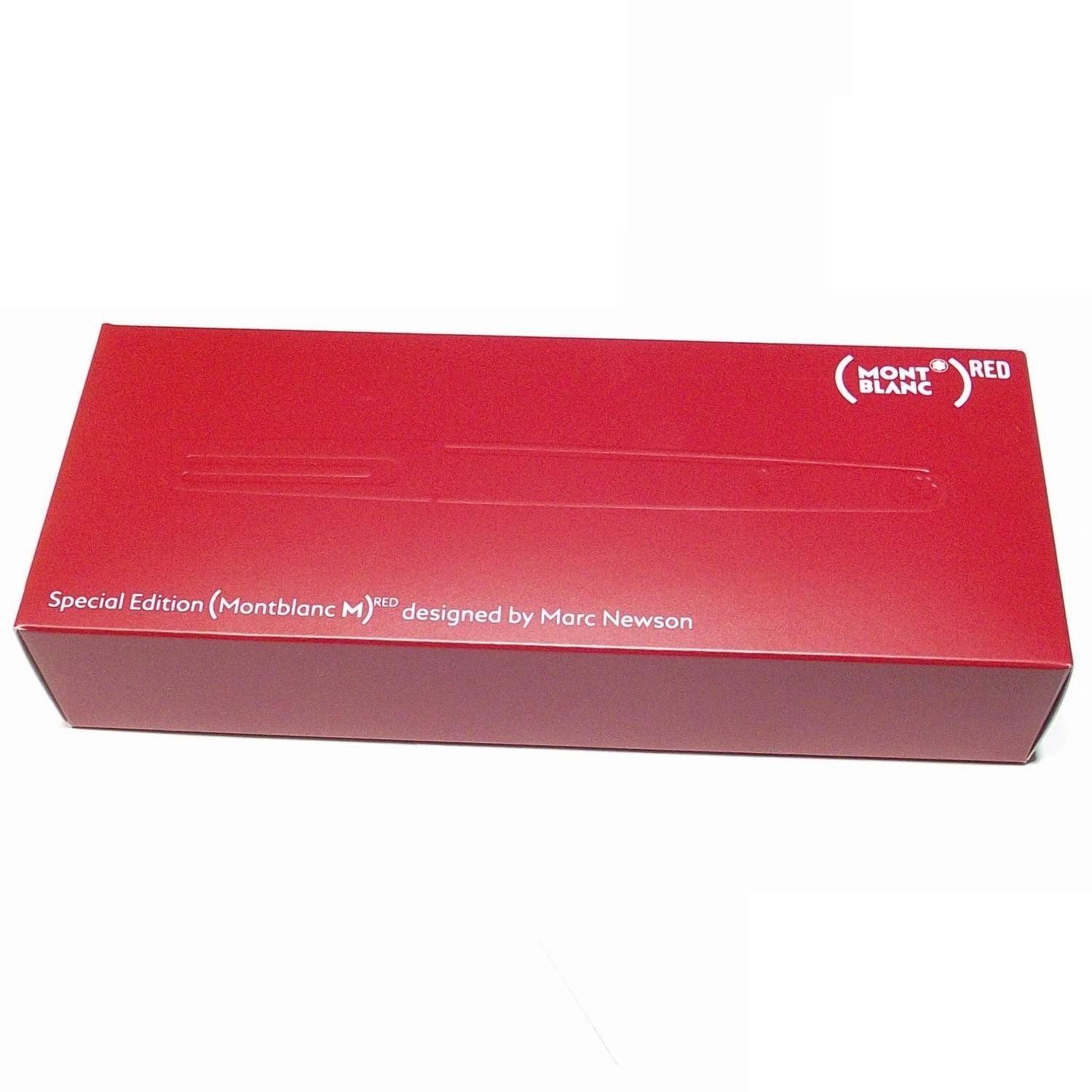 Montblanc M stilografica Magnet punta F design by Marc Newson (PRODUCT) Red 118643