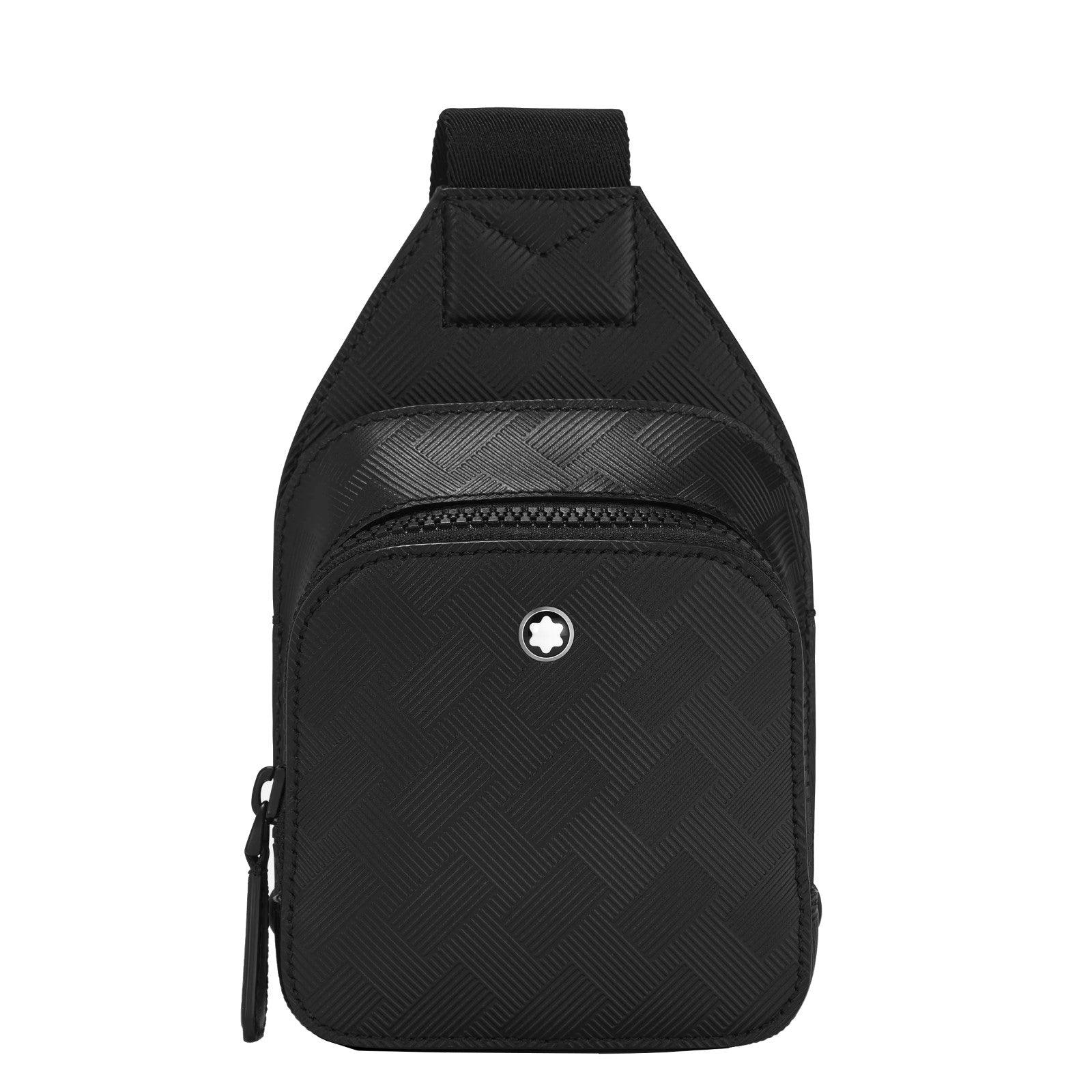 Montblanc mini borsa a tracolla Explorer 3.0 nero 131758